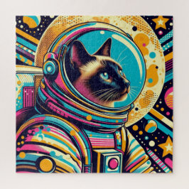 PUZZLE GATO-ASTRONAUTO SIAMÉS 7