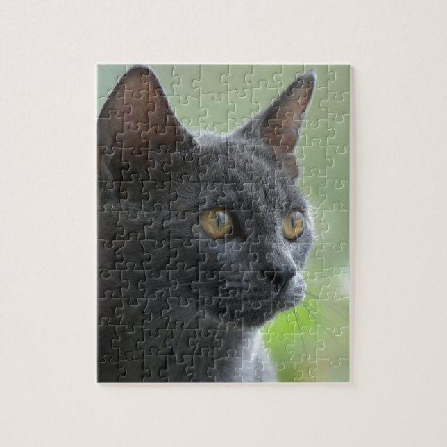 Puzzle Gato azul ruso (Vertical)