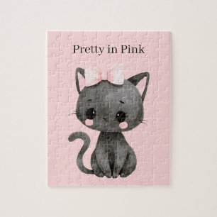 Puzzle Gato Bonito de Rosa