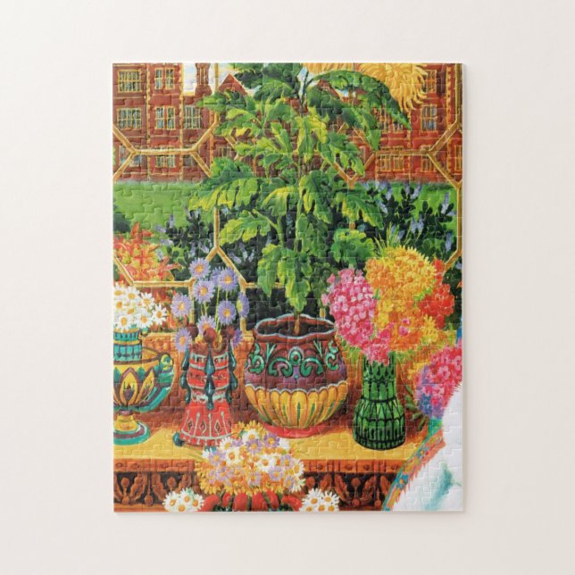 Puzzle Gato Botánico De Louis Wain (Vertical)