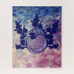 Puzzle Gato Bruja Diosa de la Luna Gato Wiccan Persona