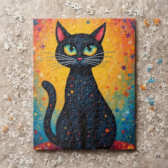 Puzzle Gato caprichoso (Subido por el creador)