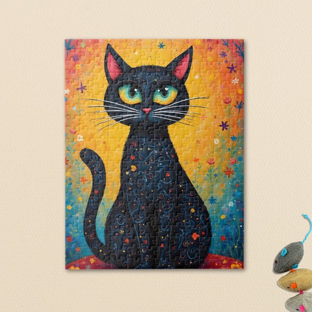 Puzzle Gato caprichoso  (Subido por el creador)
