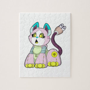 Puzzle Gato como robot