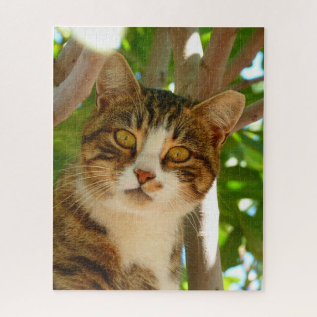 Puzzle Gato curioso (Vertical)