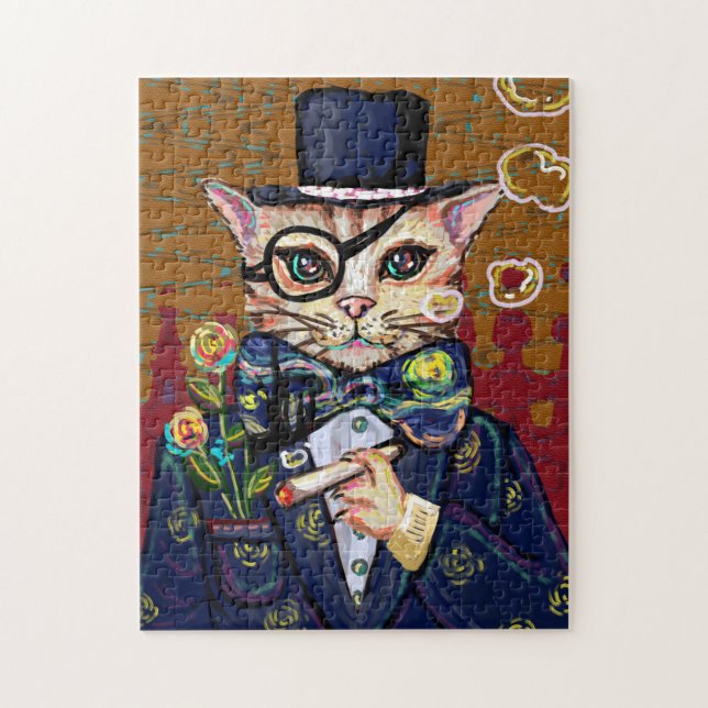 Puzzle Gato de agua (Vertical)