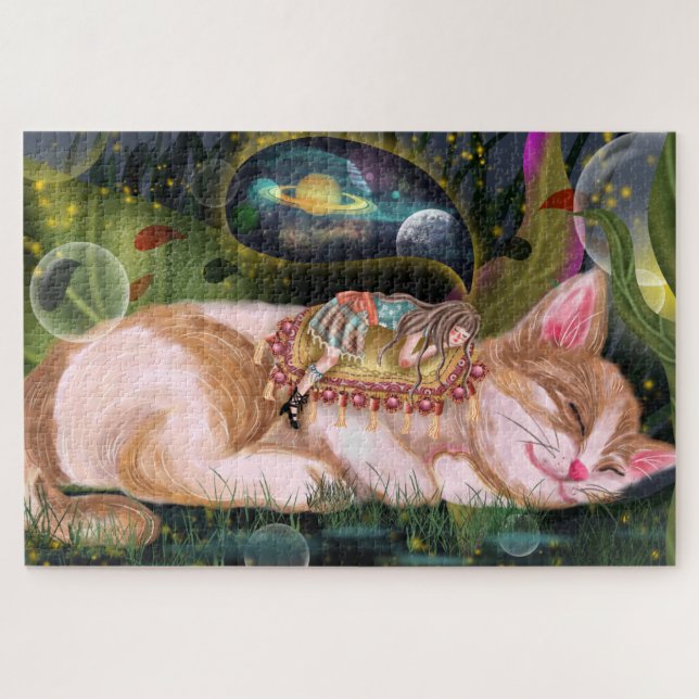 Puzzle Gato de agua (Horizontal)