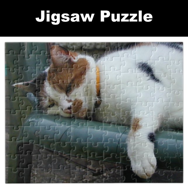 Puzzle Gato de Calico durmiendo (Subido por el creador)