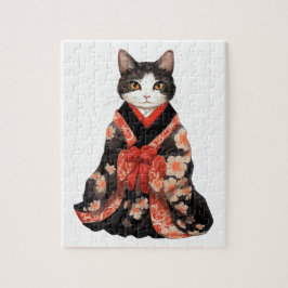 Puzzle Gato de Kimono