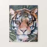 Puzzle Gato de la jungla - Tigre<br><div class="desc">Gato de la jungla I de Jennifer Paxton Parker. Este arte cuenta con el cierre de un tigre estoico en un estilo de arte suave. | 164728Z</div>