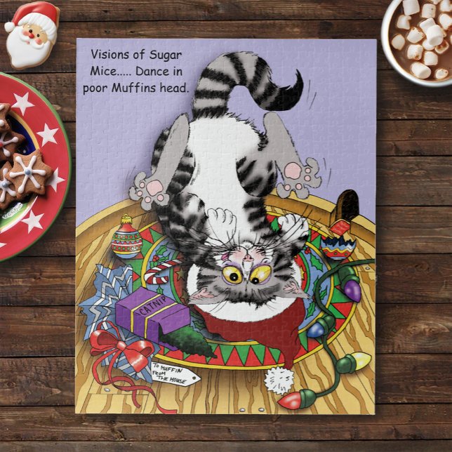 Puzzle Gato de navidades (Subido por el creador)