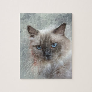 Puzzle Gato de Ragdoll