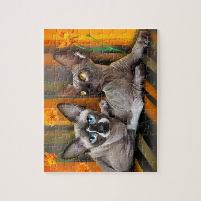 Puzzle Gato de Sphynx (Vertical)
