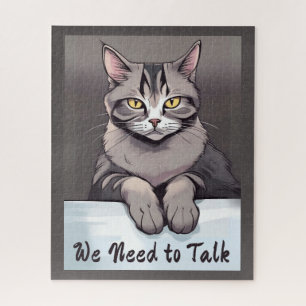 Puzzle Gato de Stern Tabby exige una conversación seria