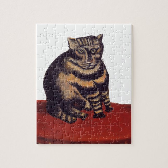 Puzzle Gato de Tabby de Henri Rousseau (Vertical)