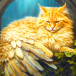 Puzzle Gato de Tabby Naranja guapo con plumas de cola<br><div class="desc">Embarque en un viaje artístico con el "Guapo Naranja Tabby Cat with Tail Feathers", un diseño que trasciende las prendas de vestir y los rompecabezas, cautivando a todos con su encanto. Imaginen un gato de tabby, un majestuoso felino naranja, sentado en una ventana abovedada, encarnando un hermoso animal de fantasía....</div>