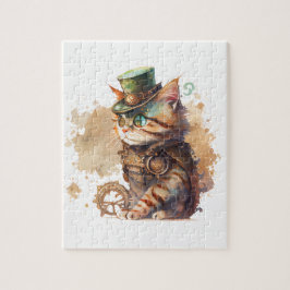 Puzzle Gato de vapor adorable y suave