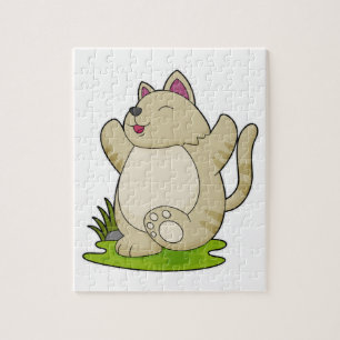 Puzzle Gato de yoga