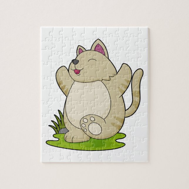 Puzzle Gato de yoga (Vertical)