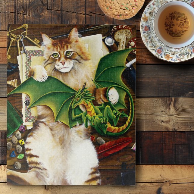 Puzzle Gato del Dragon Gaming Top (Subido por el creador)