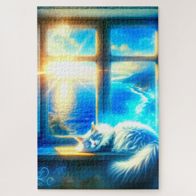 Puzzle Gato durmiente (Vertical)