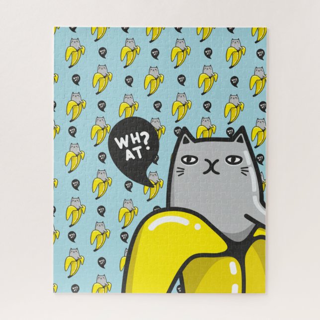 Puzzle Gato en banana (Vertical)