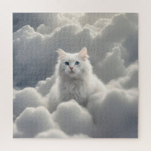 Puzzle Gato en las nubes