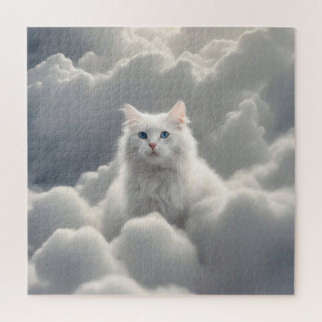 Puzzle Gato en las nubes (Vertical)