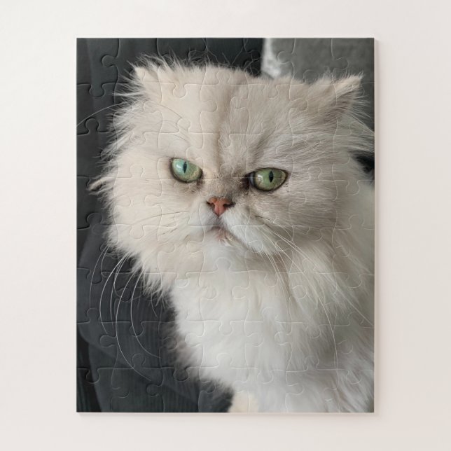 Puzzle Gato Enojado Mascota Divertida (Vertical)