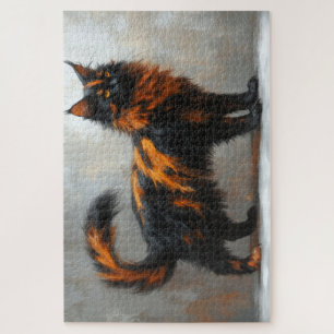 Puzzle Gato esponjoso maine coon