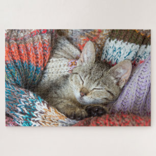 Puzzle Gato gatito gatito gatito divertido animal rompeca