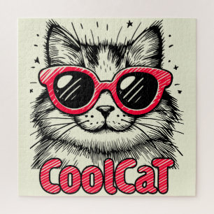 Puzzle Gato genial 1
