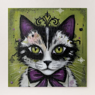 Puzzle Gato gótico