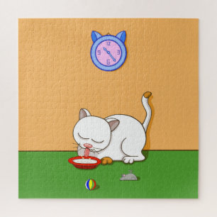 Puzzle Gato Lechoso
