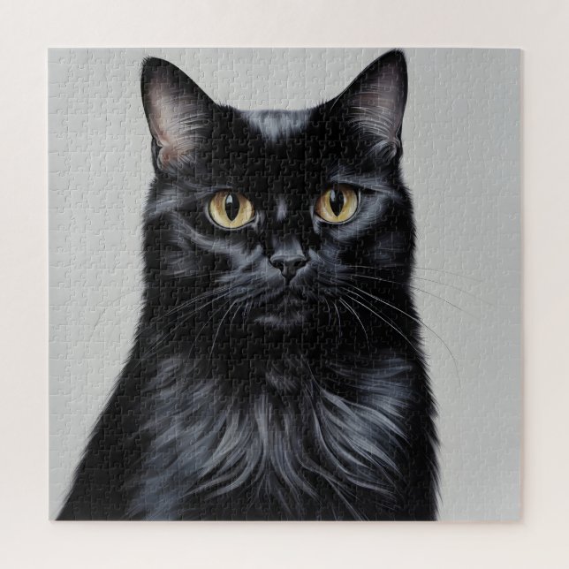 Puzzle Gato negro (Vertical)