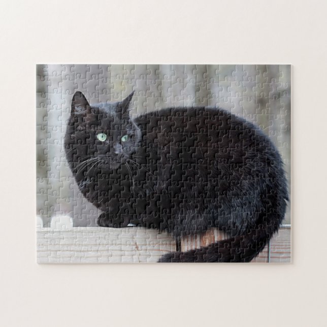 Puzzle Gato negro (Horizontal)