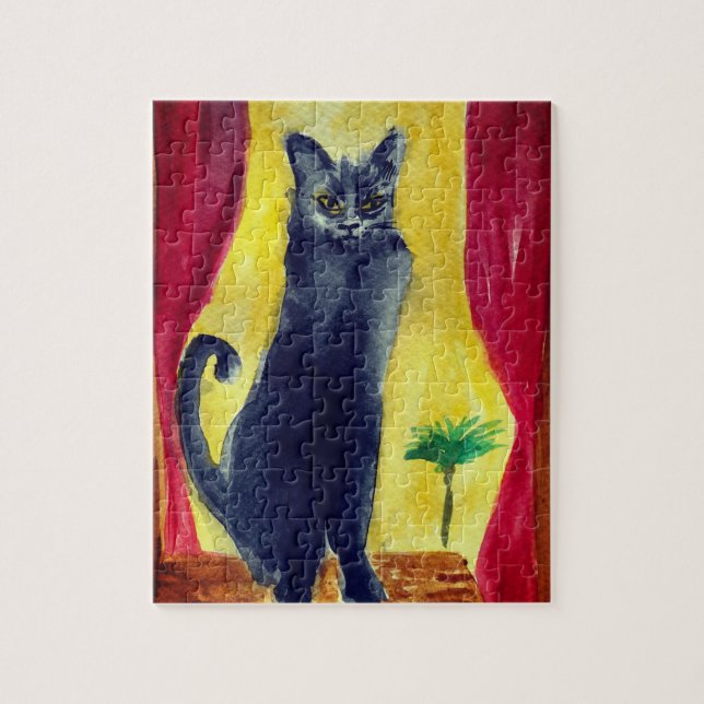Puzzle Gato negro (Vertical)