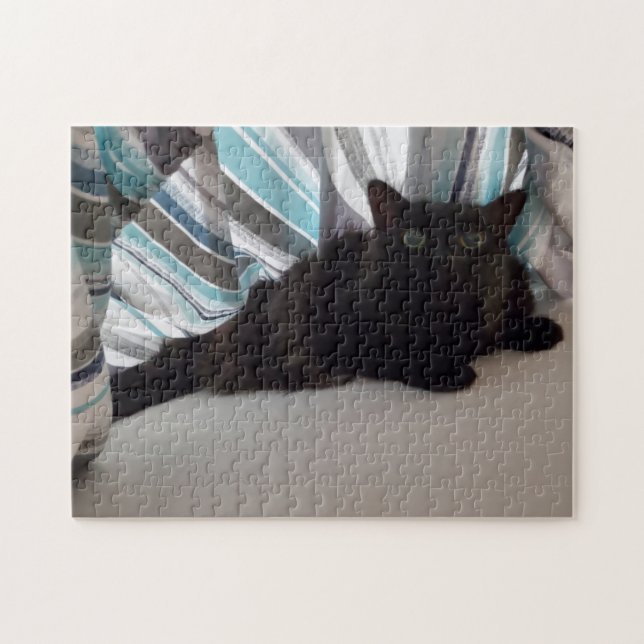 Puzzle Gato negro (Horizontal)