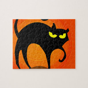 Puzzle Gato negro