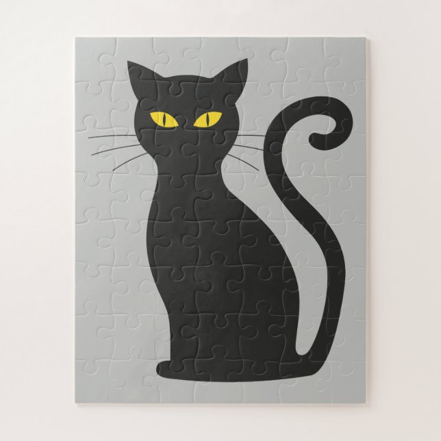 Puzzle Gato negro (Vertical)