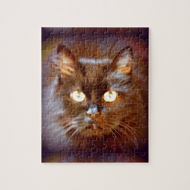 Puzzle gato negro (Vertical)