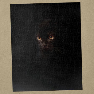 Puzzle Gato Negro Misterioso Más Duro