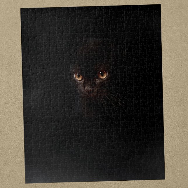 Puzzle Gato Negro Misterioso Más Duro (Subido por el creador)