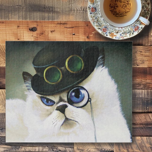 Puzzle Gato persa de Steampunk (Subido por el creador)