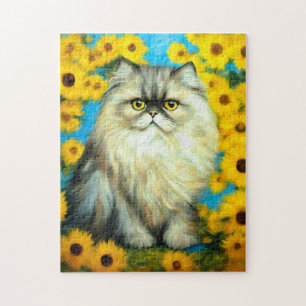 Puzzle Gato persa retrato