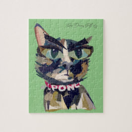 Puzzle Gato "Poncho" personalizable
