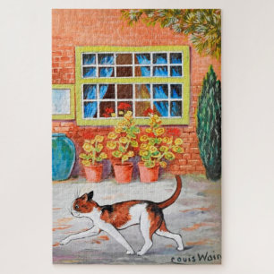 Puzzle Gato Prowling, Louis Wain