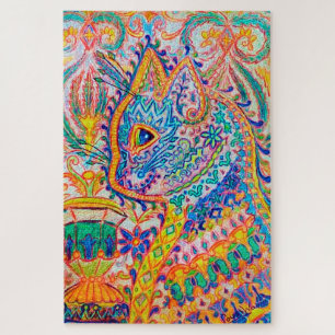 Puzzle Gato psicodélico, Louis Wain