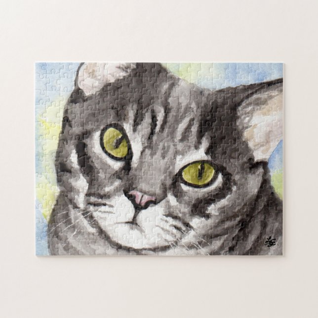 Puzzle Gato Rayado (Horizontal)