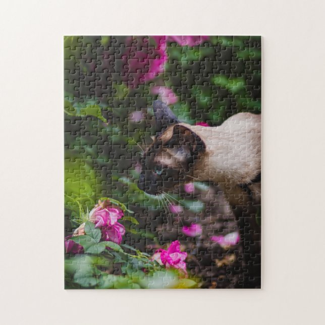 Puzzle Gato rompe la imagen de gatos gatos gatitos gatos  (Vertical)